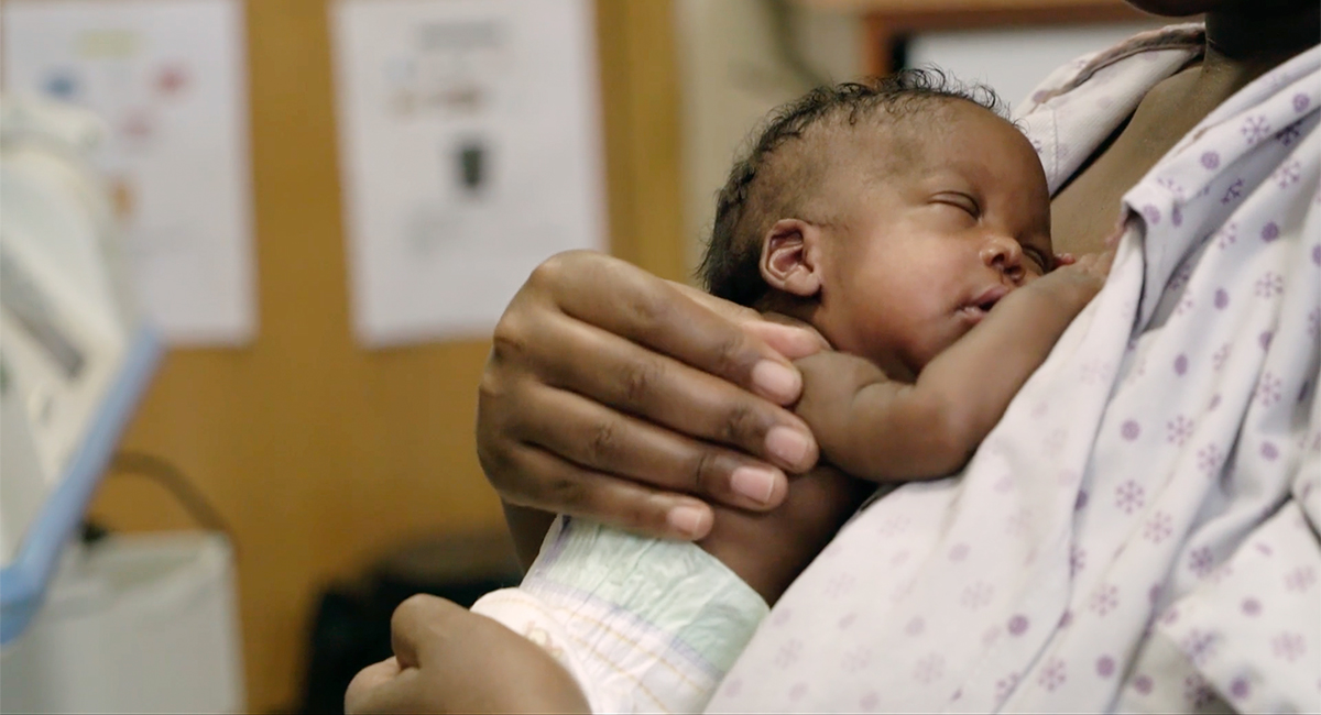 Tanzania NICU - mother and baby