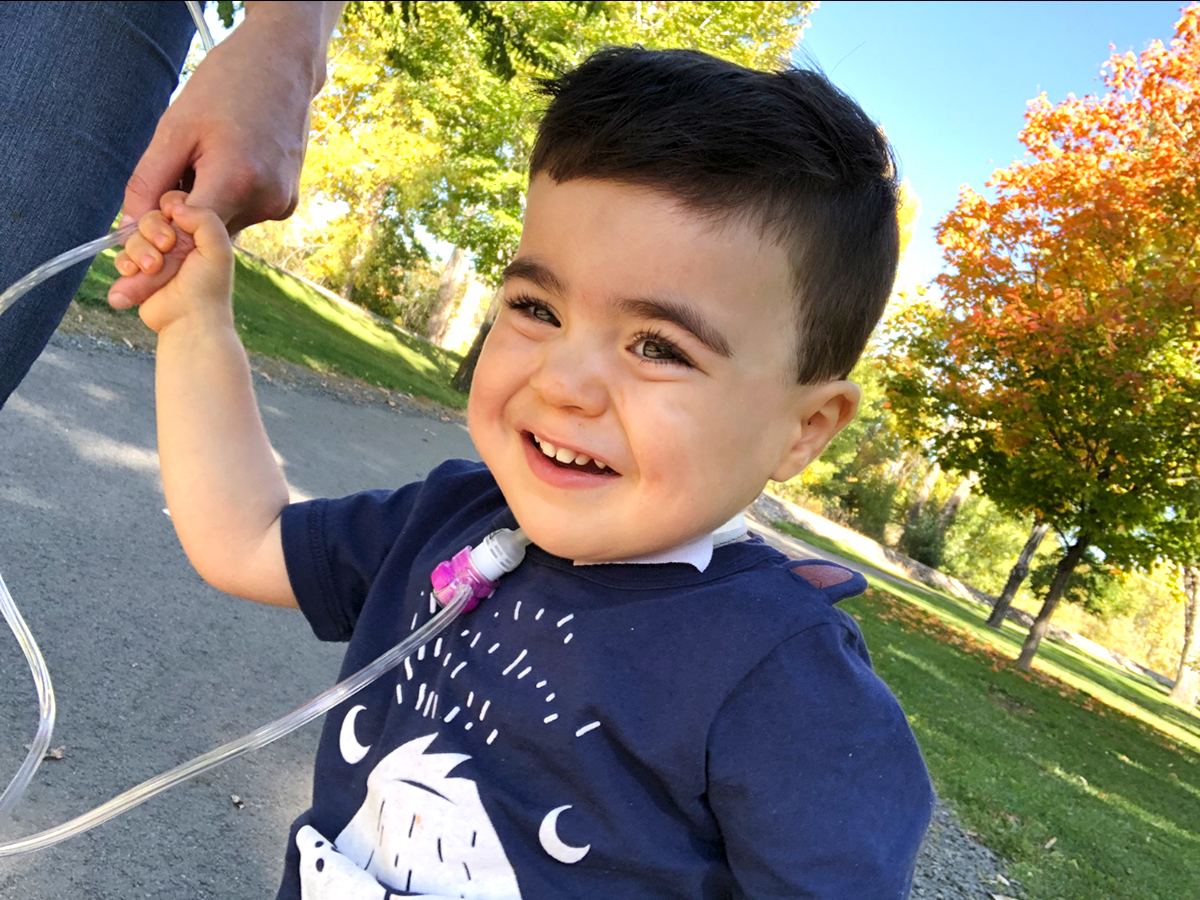 Neotech offers Home Health products for kids like Brayden