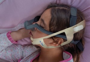 Chinstrap with CPAP